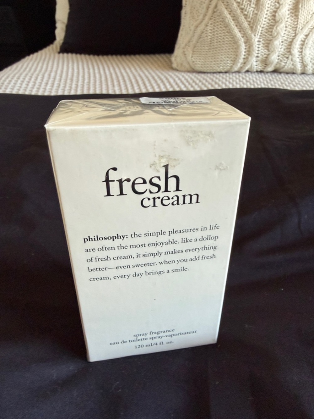 Philosophy fresh cream 4 oz spray fragrance